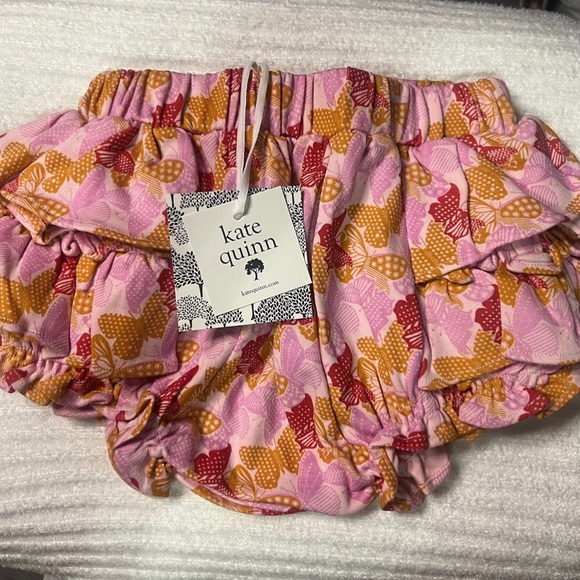 Kate Quinn | Skirted Ruffle Baby Bloomer Butterfly Print 0-3M - Picture 7 of 8